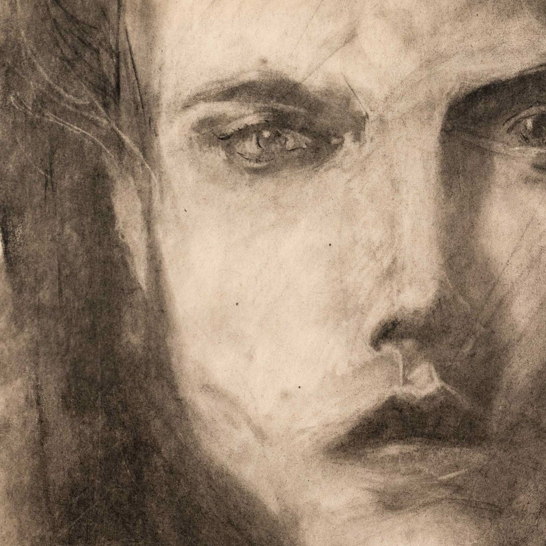 Charcoal and Presence: Drawing Breath Into the Page
